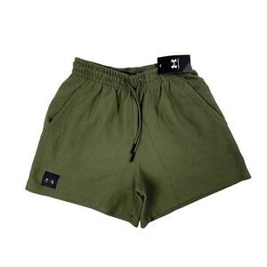 Under Armour Ottoman Fleece Shorts Men's Olive Green Size Small